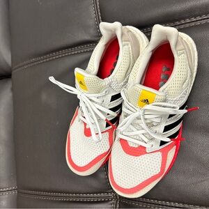 Adidas White and Red Sneakers